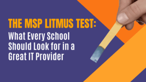 The MSP Litmus Test