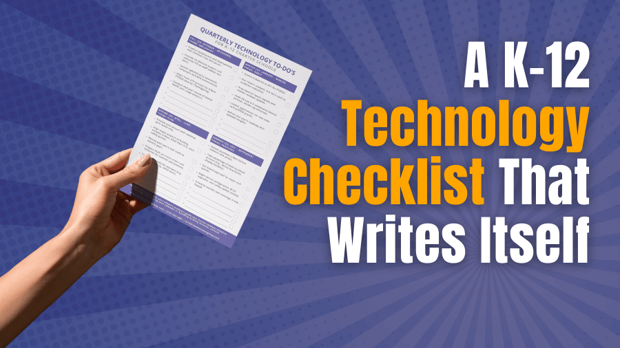 Blog - Technology Checklist